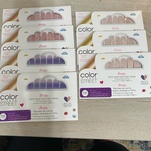 Lot of 7 Color Street Petite sets